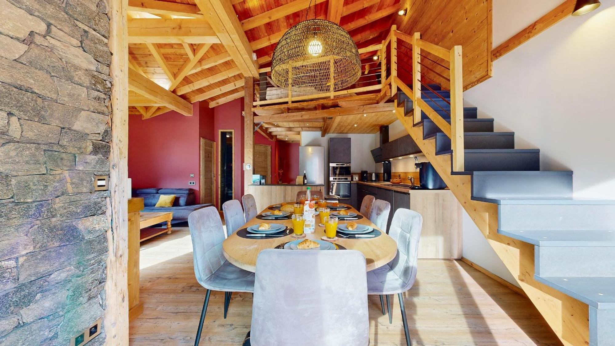 Chalet Grand Croix - Haut Standing - 8, 10 Pers Lanslebourg-Mont-Cenis Exteriör bild